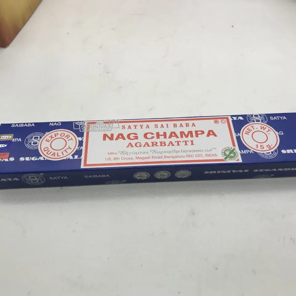 Encens Nag Champa Blue – 180 g (12 boîtes) | Authentique, Naturel & Spirituel JCC.COM