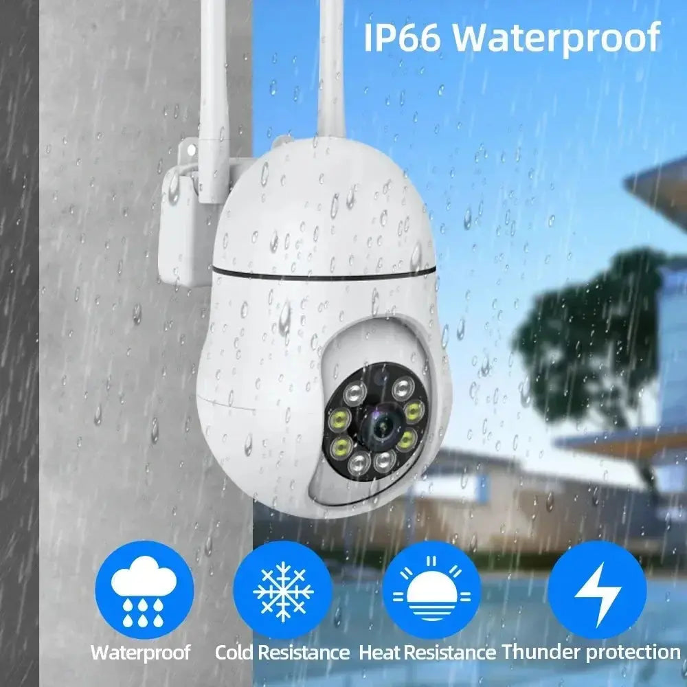 Caméra Wi-Fi Tuya 5MP à l'intérieur 360 PTZ Pet Baby Monitor IR Night Vision Ai Détecter les caméras IP de surveillance P2P avec Tuya Smart Life JCC.COM