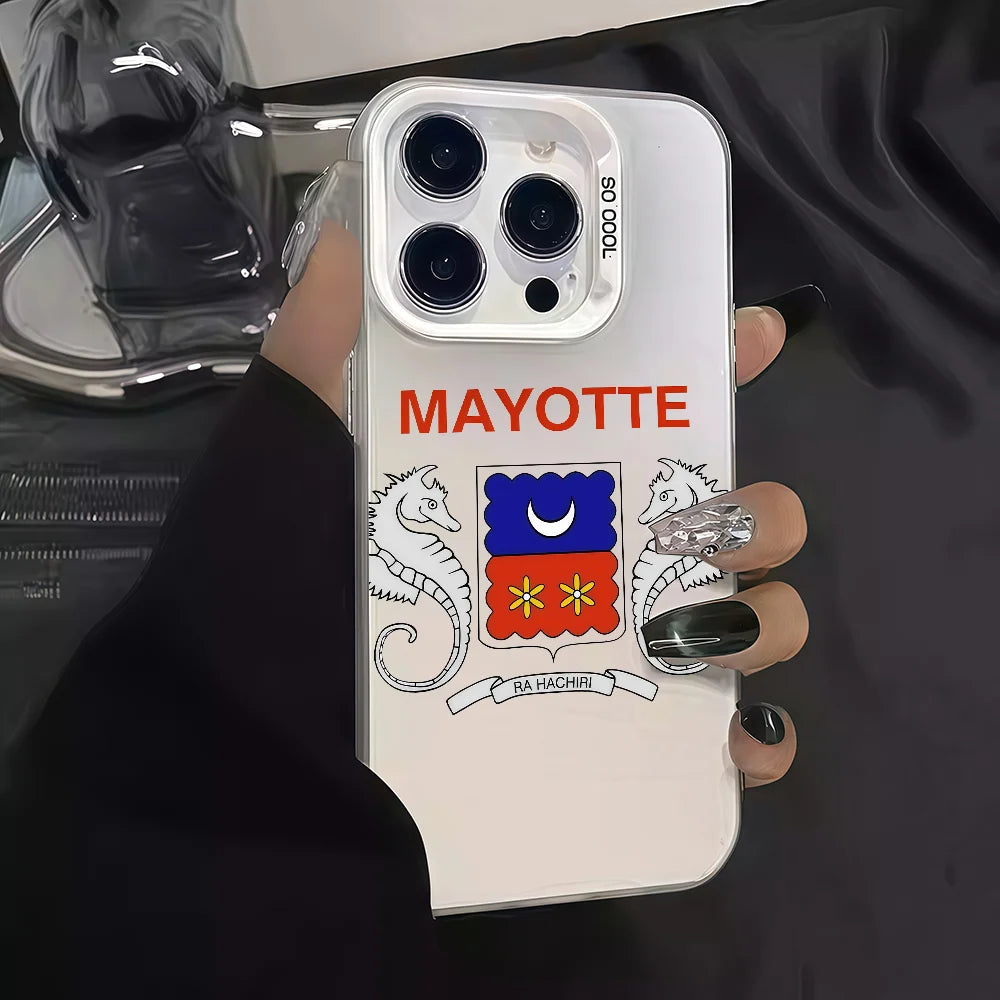 Coque iPhone Drapeau de Mayotte – Protection Premium Tous Modèles JCC.COM