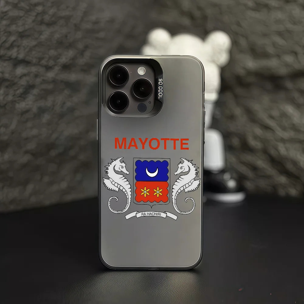 Coque iPhone Drapeau de Mayotte – Protection Premium Tous Modèles JCC.COM