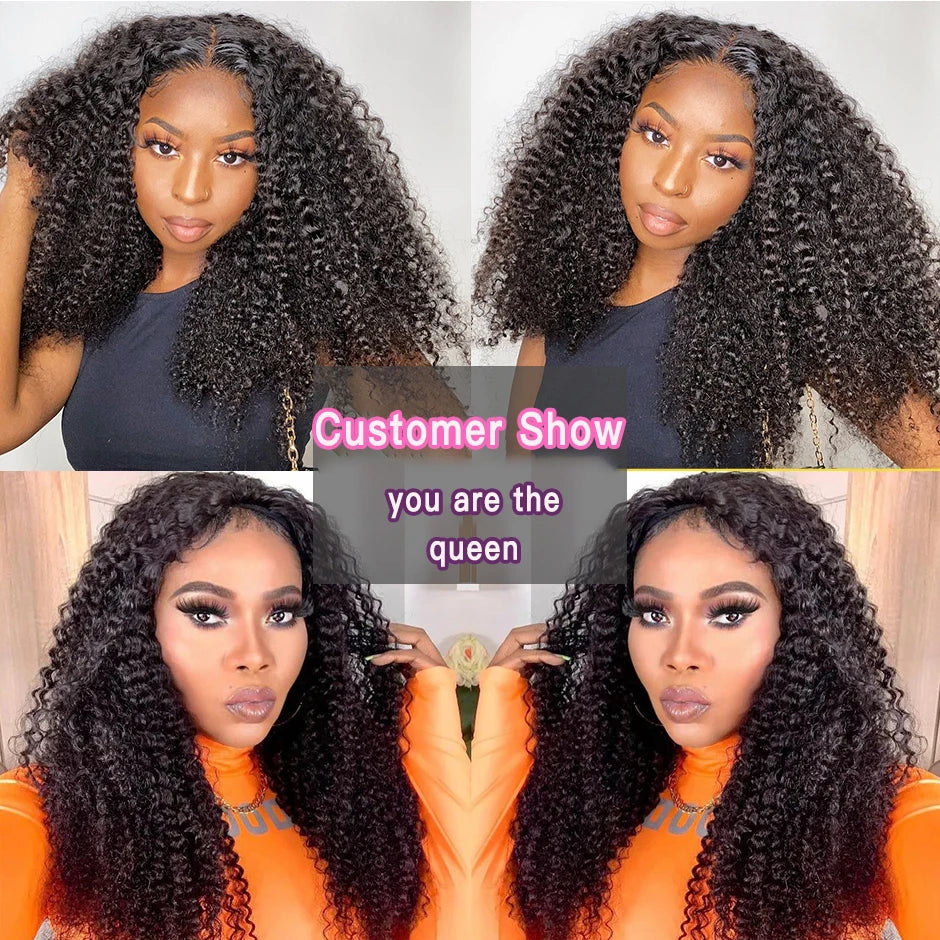 Extensions Cheveux Humains Brésiliens Kinky Curly – Bundles 1–3 pièces (12″–32″) JCC.COM