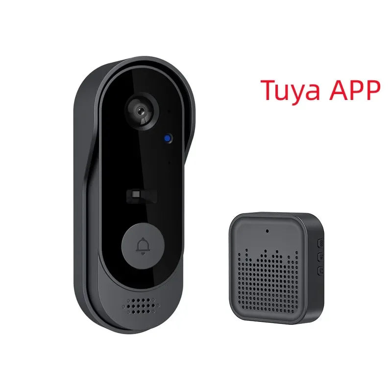 Tuya Doorbell avec caméra sans fil Bundle Doorbell Smart Home WIFI HD caméra téléphonique extérieure caméra vidéo Intercom vision nocturne JCC.COM