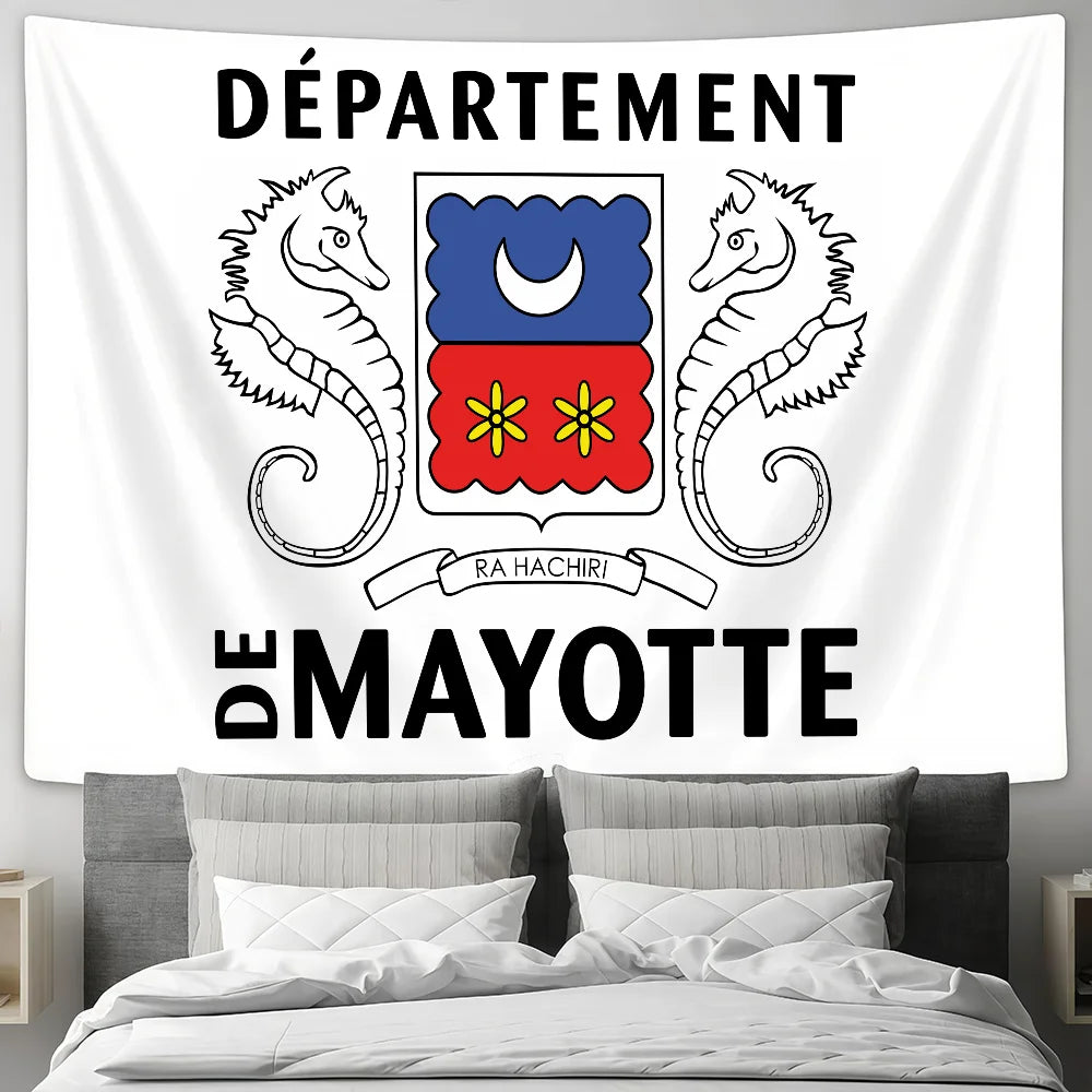 Drapeau Mayotte – Décoration Camping, Jardin & Murale | Cadeau Familial JCC.COM