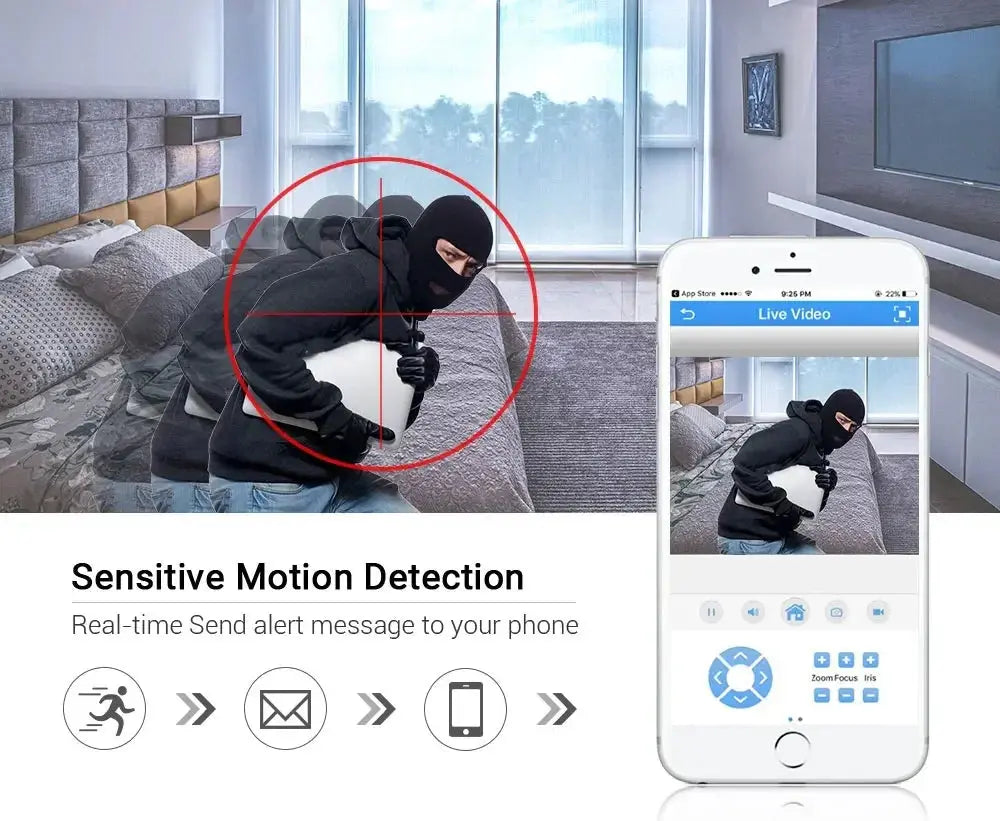 Caméra Wi-Fi Tuya 5MP à l'intérieur 360 PTZ Pet Baby Monitor IR Night Vision Ai Détecter les caméras IP de surveillance P2P avec Tuya Smart Life JCC.COM