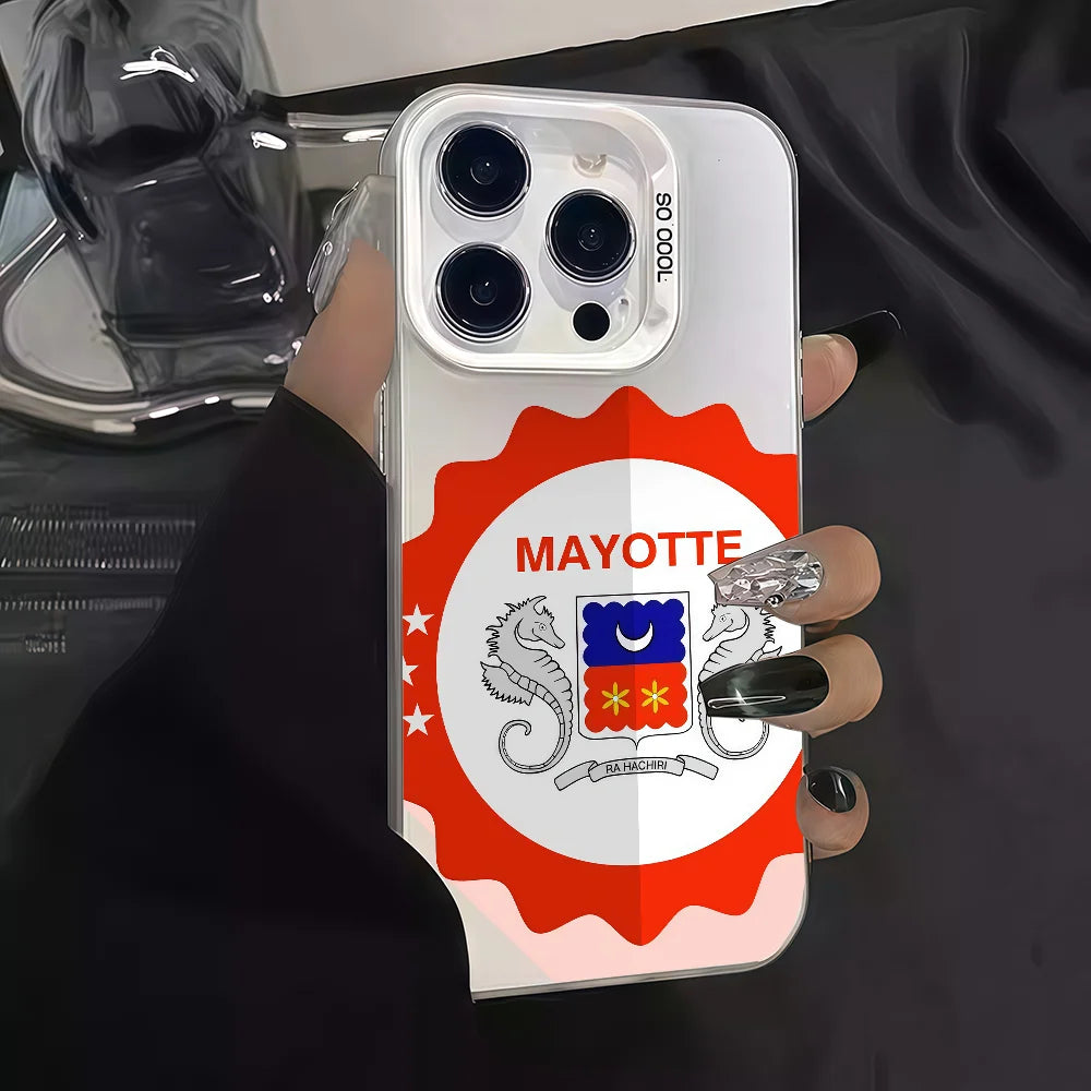 Coque iPhone Drapeau de Mayotte – Protection Premium Tous Modèles JCC.COM
