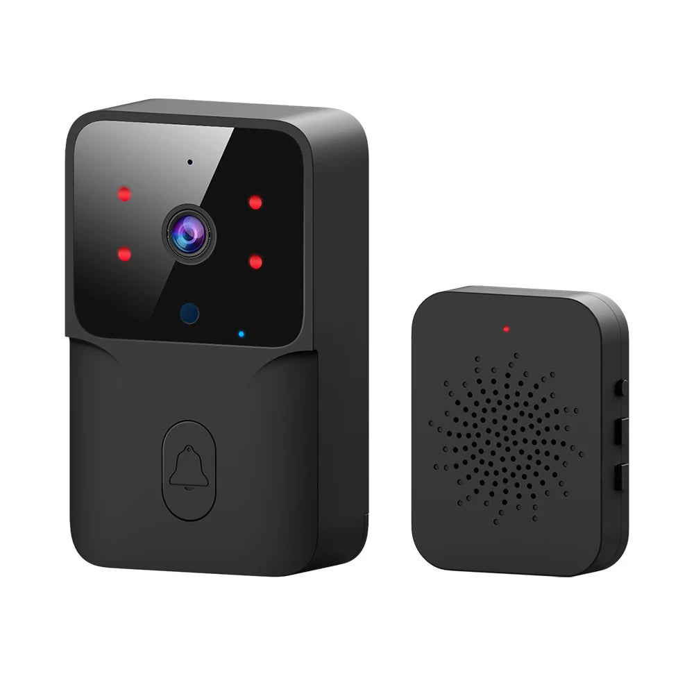 Tuya WiFi Vidéo Doorbell Caméra HD sans fil IR Alarm Sécurité Smart Home Door Bell WiFi Interphone pour la maison JCC.COM