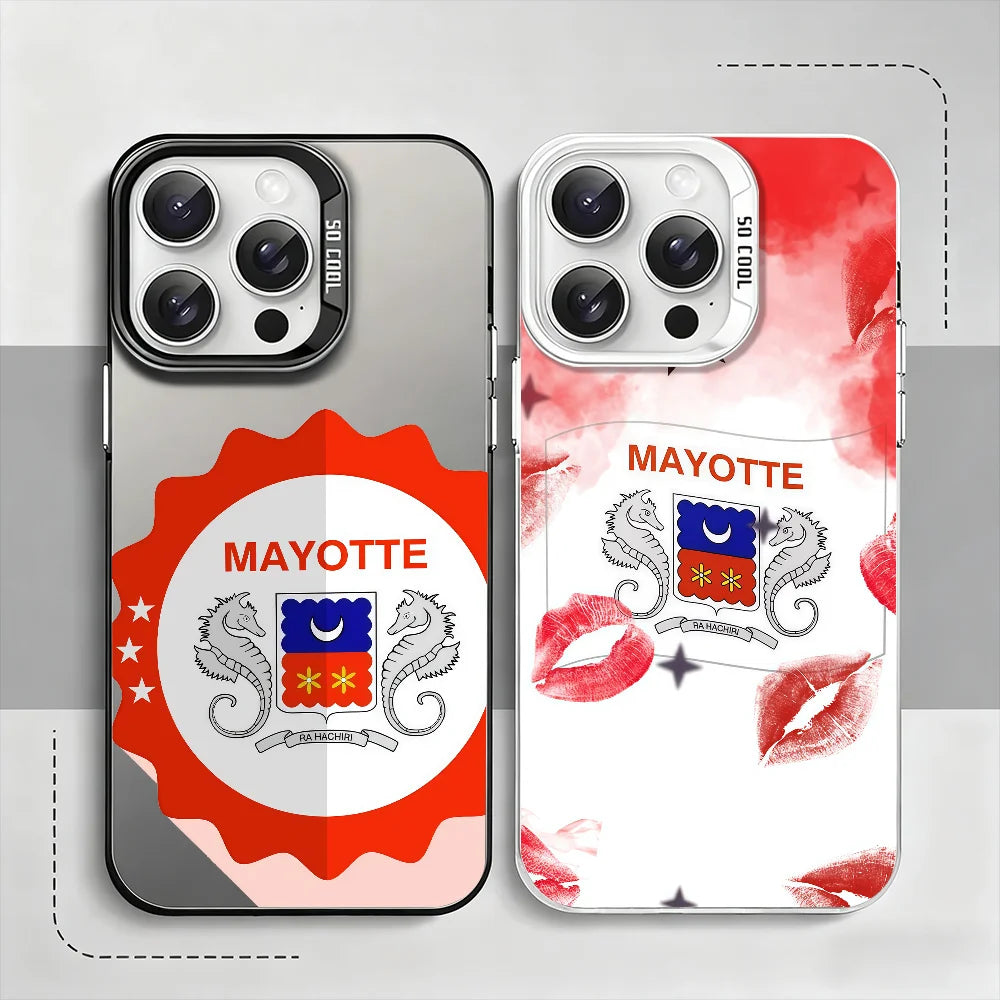 Coque iPhone Drapeau de Mayotte – Protection Premium Tous Modèles JCC.COM