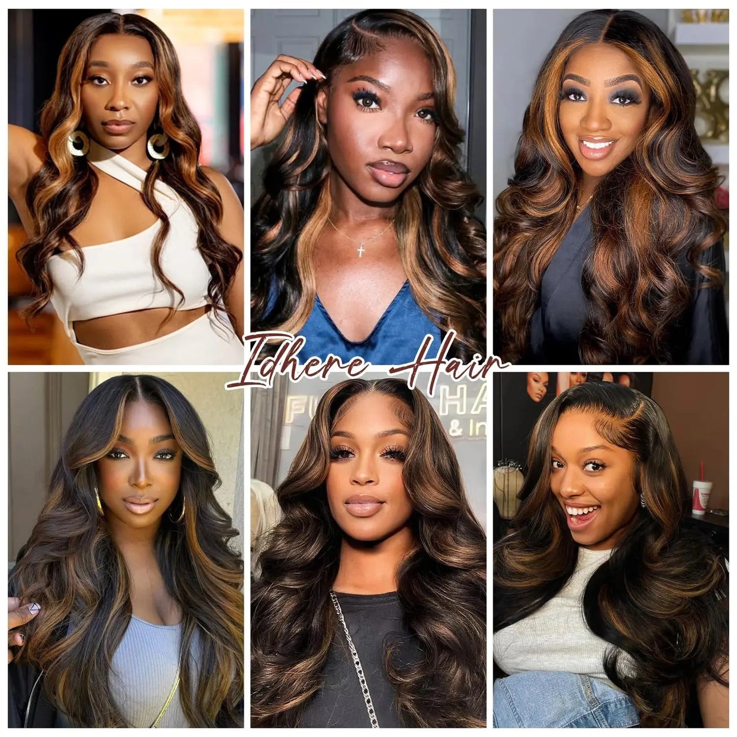 Arrêter la dentelle avant Wig Cheveux humains 1B/30 Couleur du corps Wave 13x4 HD Lacentelle perruque frontale Ombre Miel Blonde Cheveux humains Wig pour femmes JCC.COM