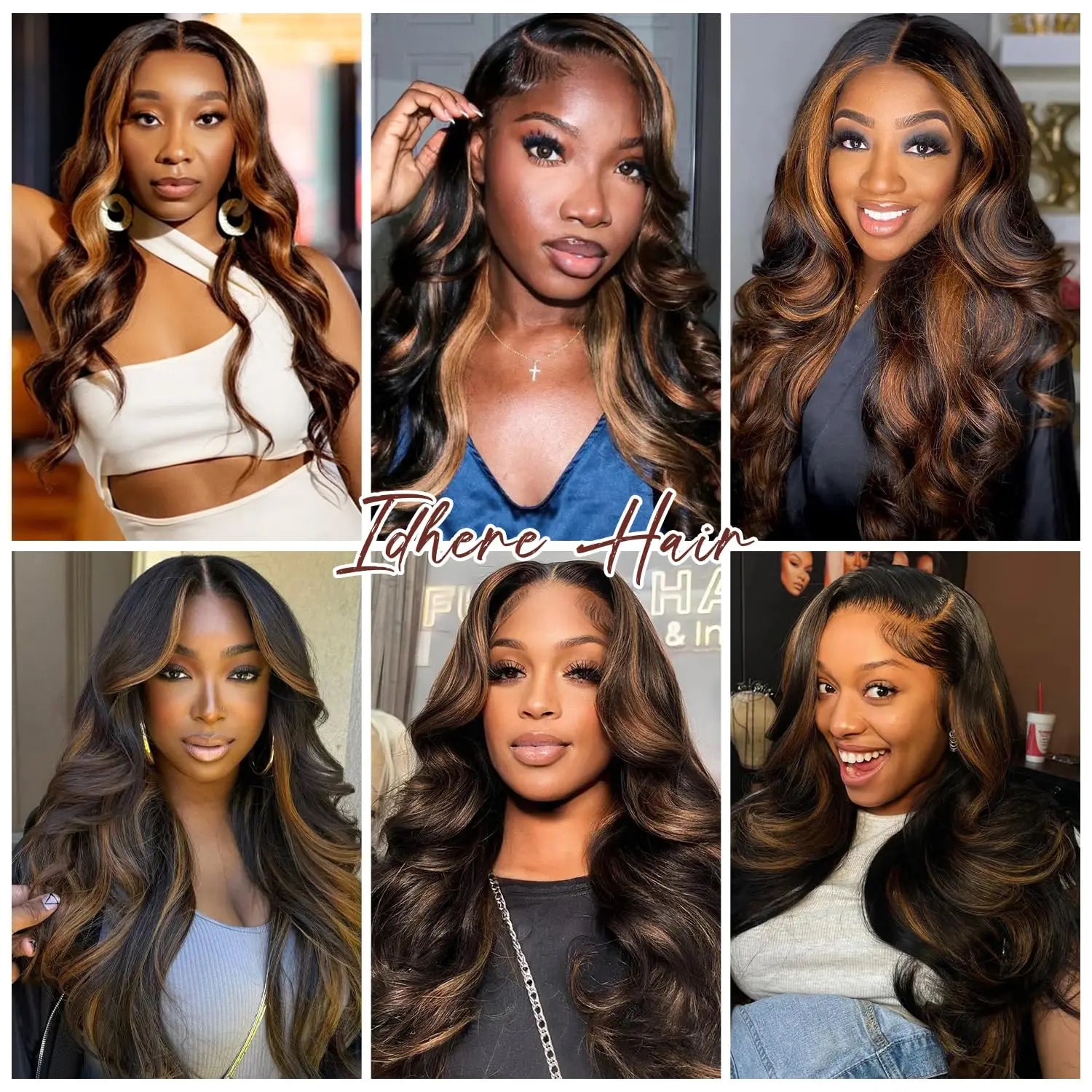 Arrêter la dentelle avant Wig Cheveux humains 1B/30 Couleur du corps Wave 13x4 HD Lacentelle perruque frontale Ombre Miel Blonde Cheveux humains Wig pour femmes JCC.COM