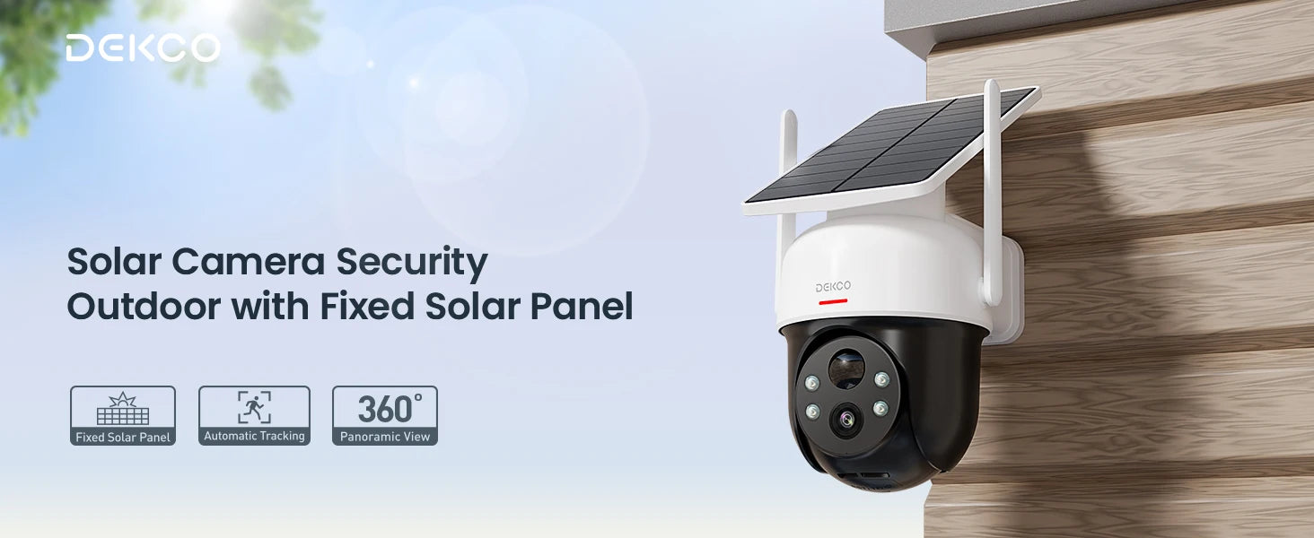 AOUS 3MP 100% sans fil Caméra WiFi solaire 5000mAh Batterie caméra de sécurité audio bidirectionnelle panneau solaire PTZ CCTV Caméra solaire JCC.COM