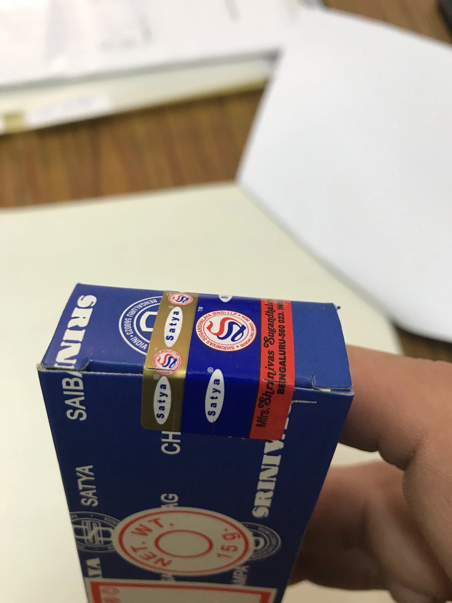 Encens Nag Champa Blue – 180 g (12 boîtes) | Authentique, Naturel & Spirituel JCC.COM
