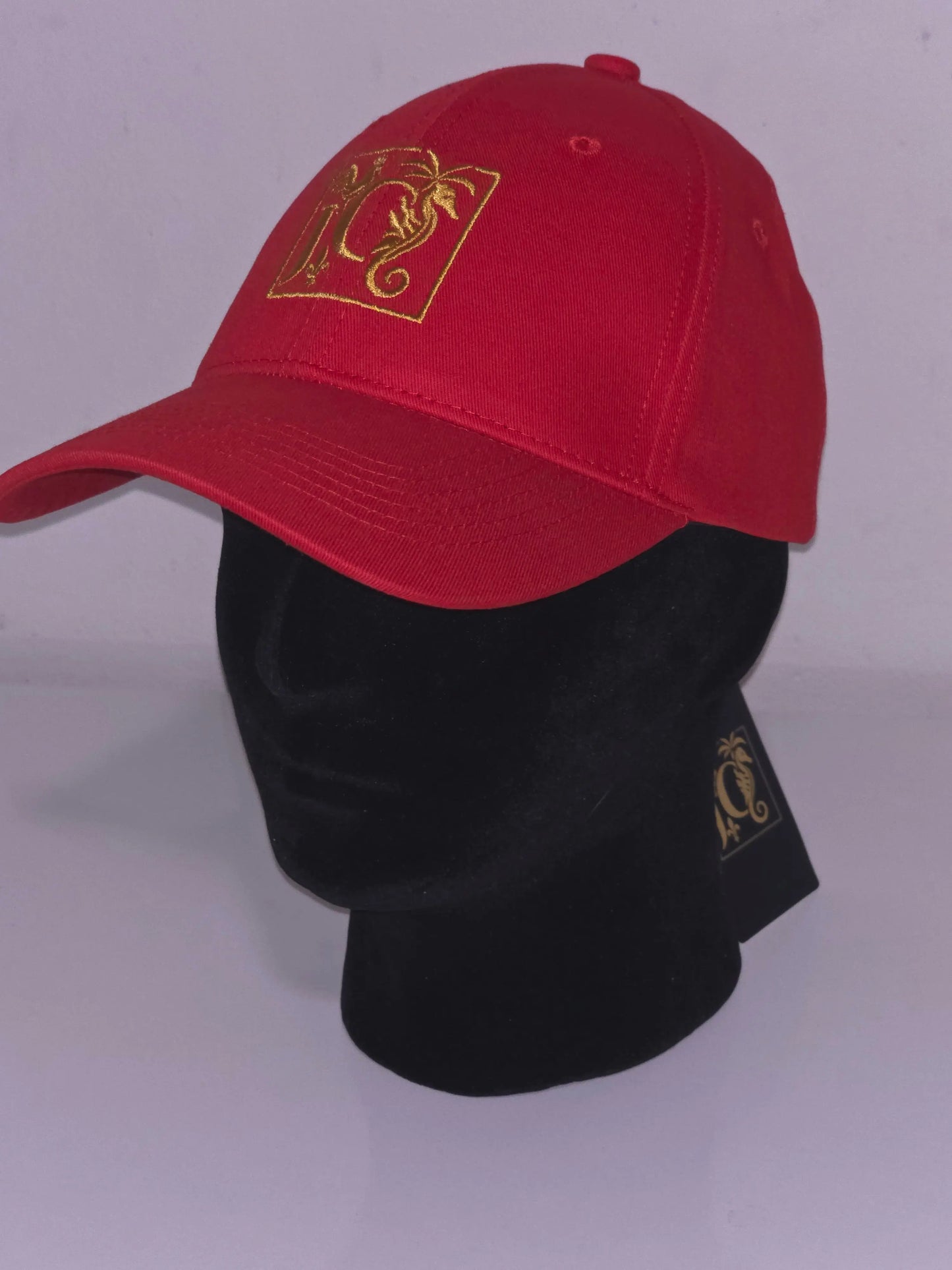 Casquette JCC Rouge & Or – Casquette Streetwear Premium Brodée JCC.COM