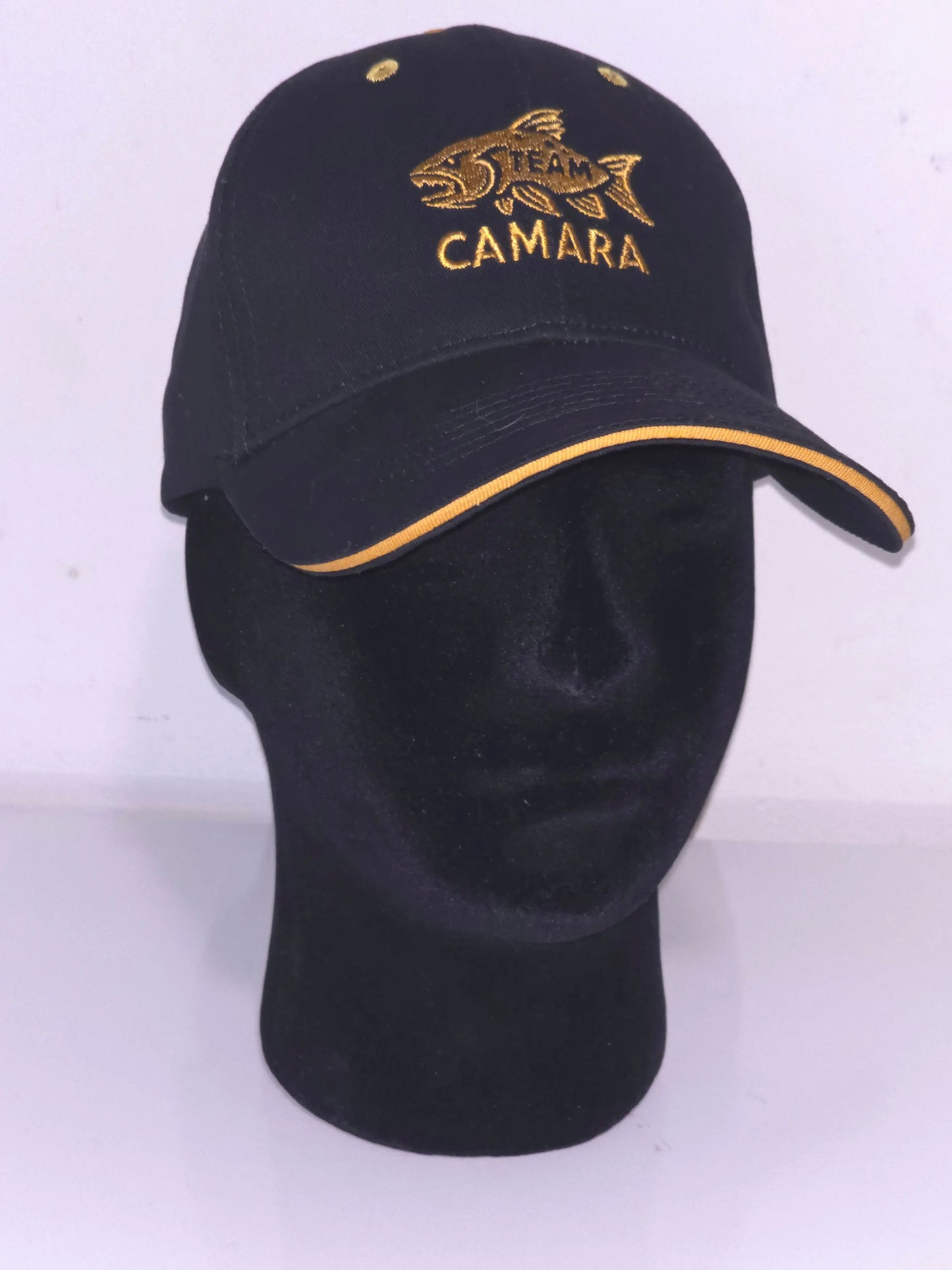 Casquette Team Camara – Noir & Doré | Style Urbain Moderne JCC.COM