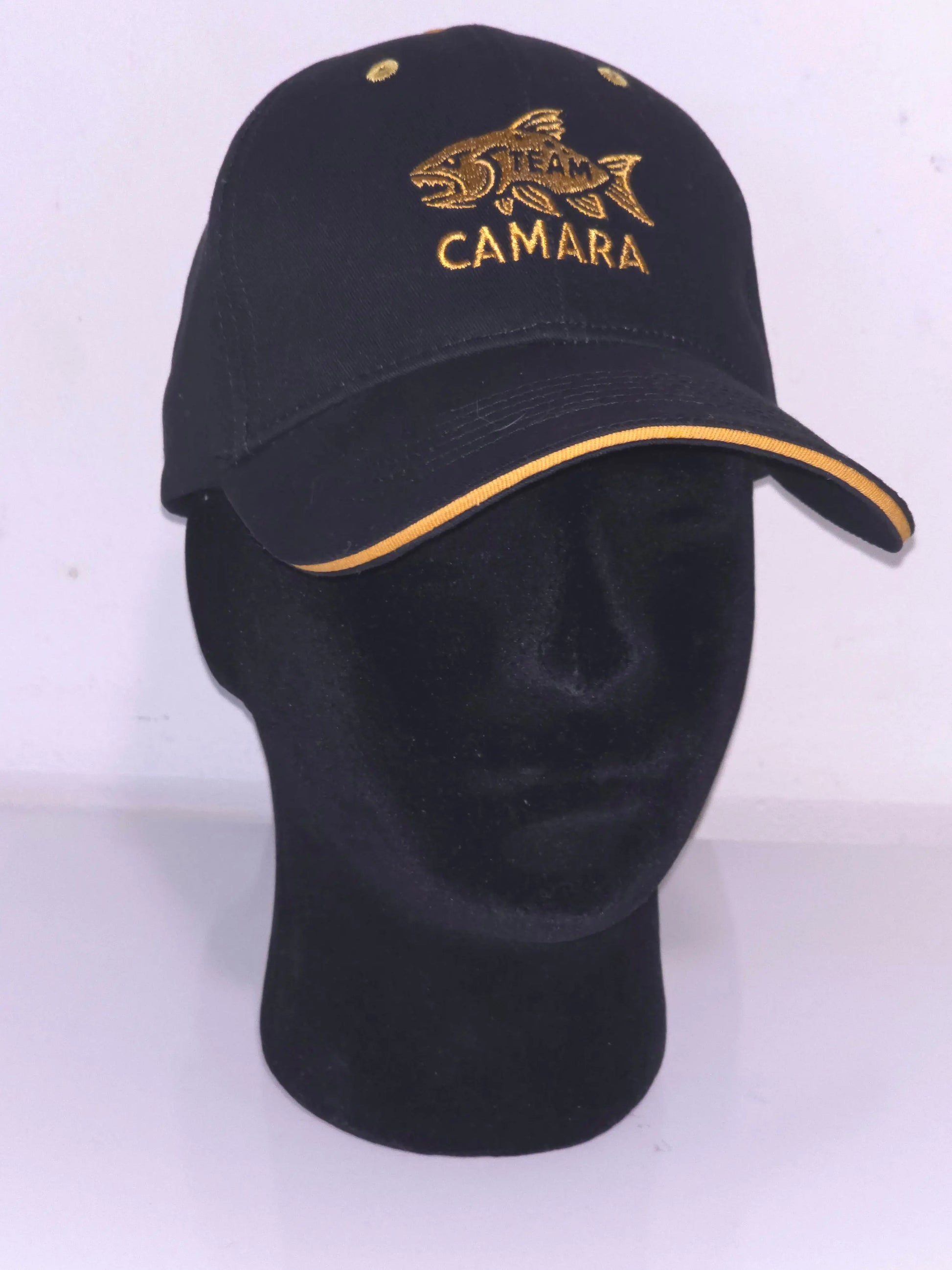 Casquette Team Camara – Noir & Doré | Style Urbain Moderne JCC.COM